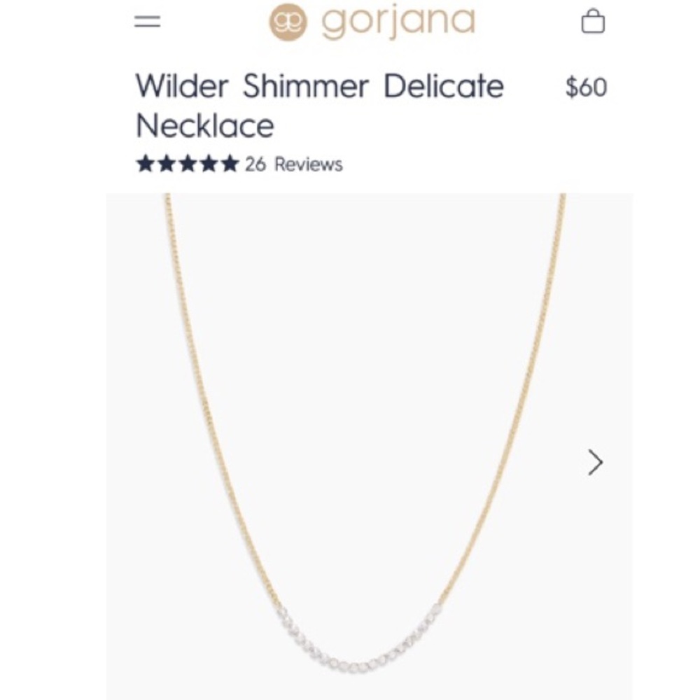 Wilder Shimmer Delicate Necklace